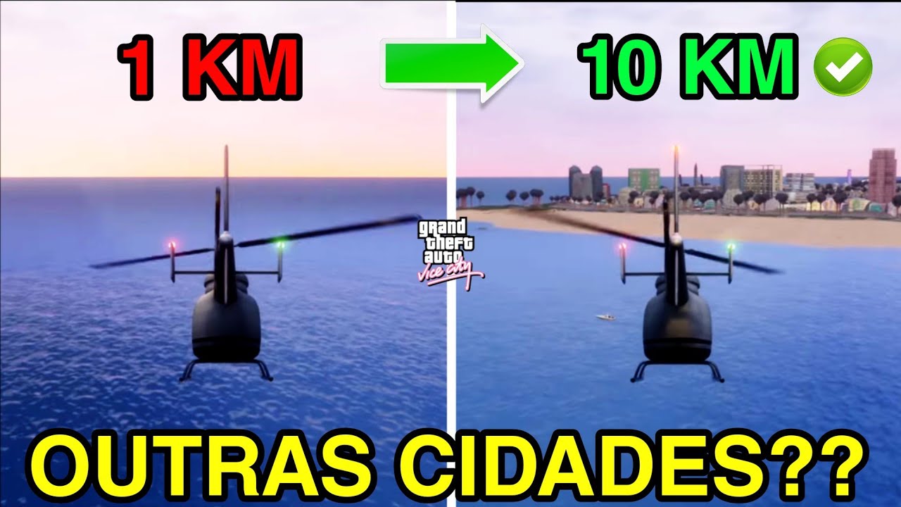 GTA Vice City - Como abrir pontes fechadas e explorar totalmente o mapa de GTA  Vice City