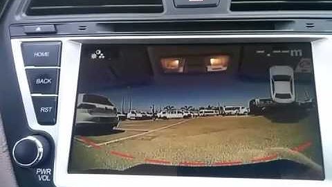 VD01-4S0A rear parking sensors video screen parking sensor working