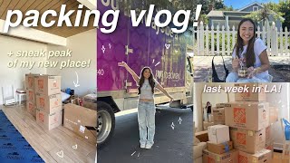 PACK UP MY APARTMENT WITH ME TO MOVE! 📦⭐️ it's officially time!