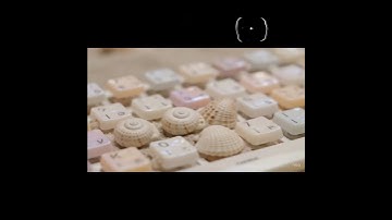 ASMR Keyboards You Can Feel Part 1|Typing on Crystal, Seashell & Butter #asmr #aiasmr #veo3 #shorts