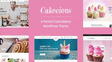 Cakecious - Cake Bakery Food WordPress Theme | Themeforest Website Templates and Themes