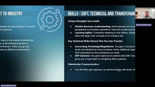 Webinar | From Audit to Industry Tailoring Your CV for a Seamless Transition