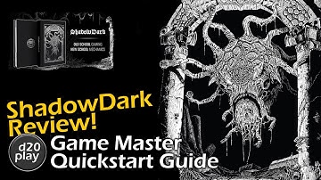 ShadowDark Game Master Quickstart Guide Review