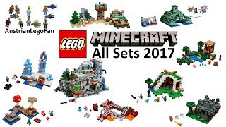 Lego Minecraft 2017 Compilation of all Sets