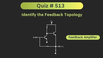 Identigy the Feedback Topology | Feedback Amplifier | Quiz # 513