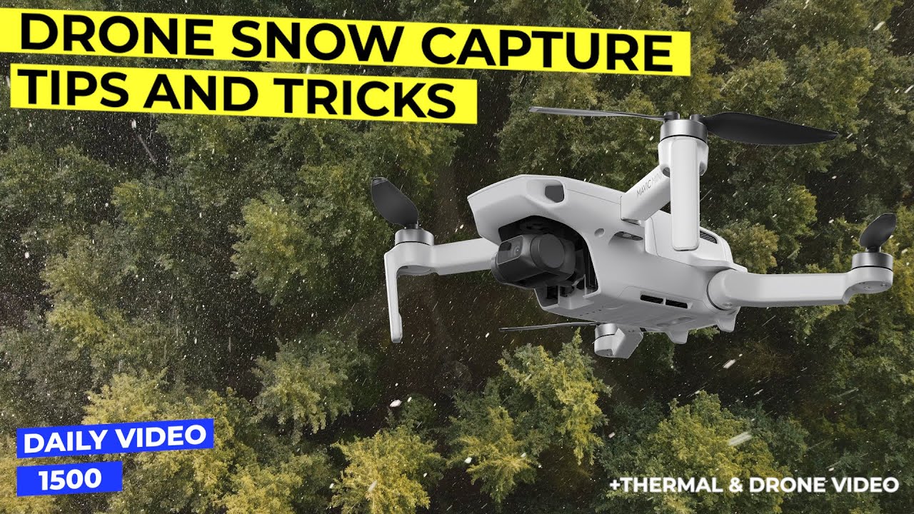 DJI Mini 2 Drone Snow Flight Testing With Video Capturing Tips