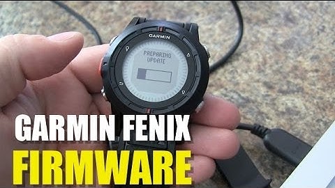 Garmin fenix / tactix - How to Update Firmware Using Basecamp