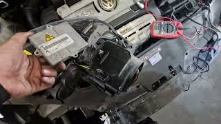 vw golf mk5 Xenon  headlight not work. PROBLEM SOLVED 🏎