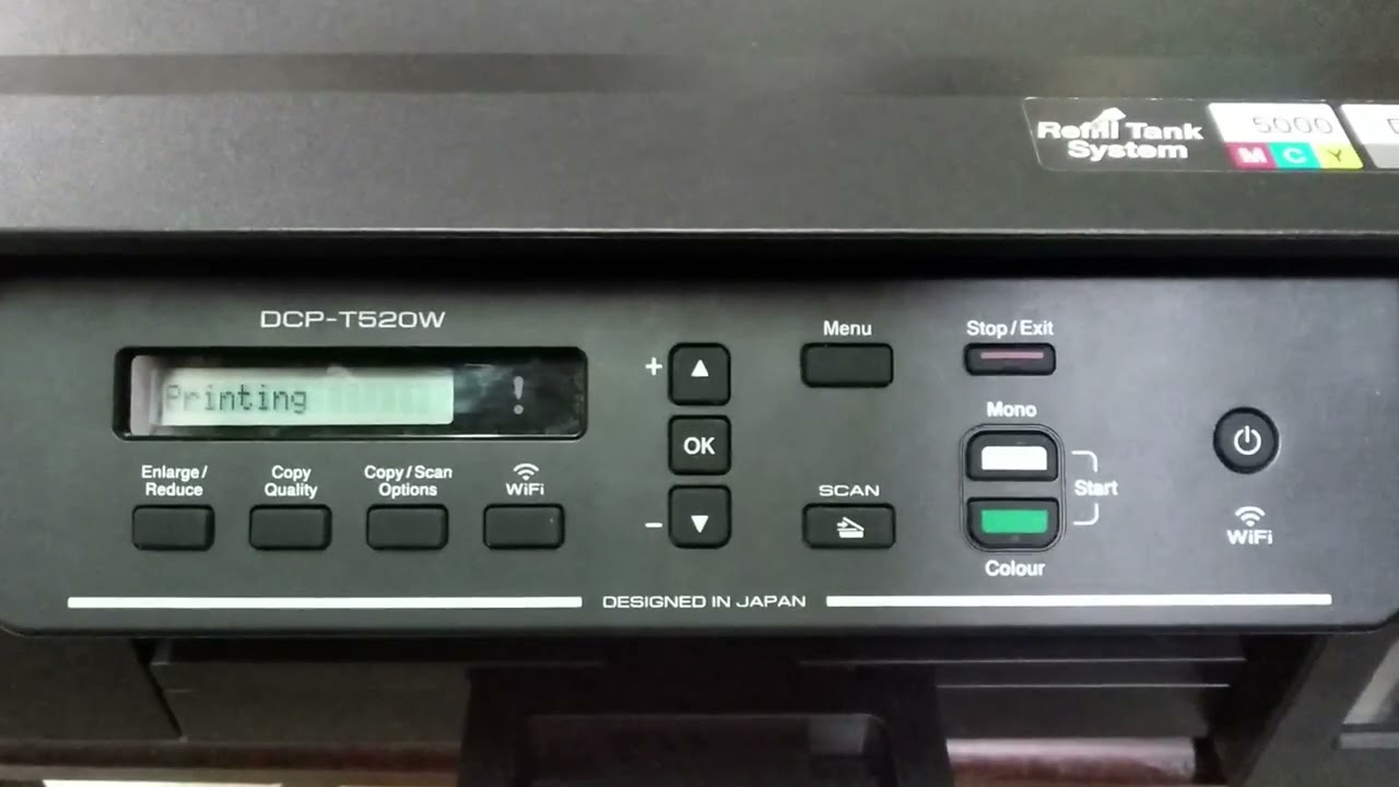 Brother DCP T520W Print Quality Check Without Computer