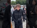 Jackharlow attends the givenchy spring summer 2024 menswear show at paris fashionweek