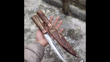 dao cắt gọt làm từ nhíp ôtô #daophucsen #daophucsencaobang 0345148223