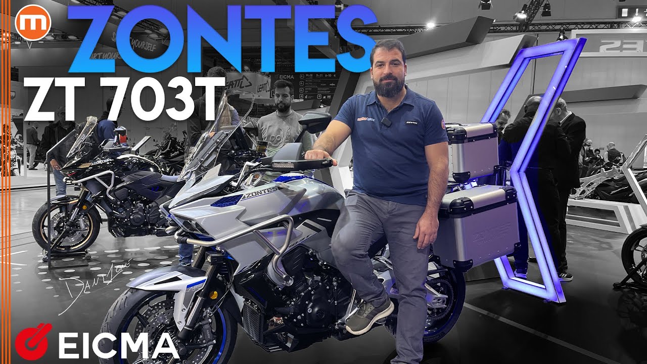 Zontes ZT 703T | La crossover touring fa il suo debutto a EICMA 2025 con dettagli tutti da scoprire