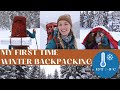 Winter backpacking vlog  winter camping trip