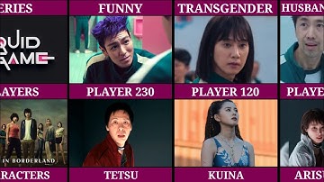 Spelers van het Squid-spel versus personages uit Alice in the Borderland 🤯