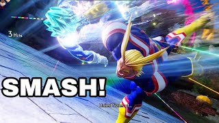 UNITED STATES OF SMASH! All Might Jump Force Online Ranked Gameplay! DLC 1