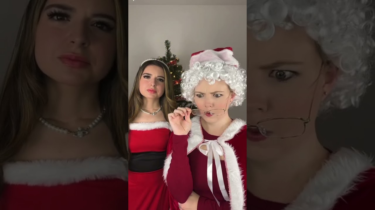 ⁣A reporter asks Santa’s Daughter how old she is and Mrs. Clause answers… #shorts #shortsmaschallenge
