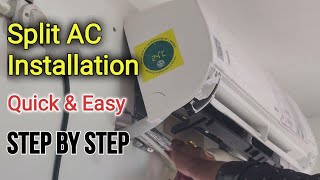 LG 1.5 Ton Split Air conditioner Installation | How To Install Ductless Mini-Split Air conditioner Lg Mini Split Installation Video Tutorial Younits Com