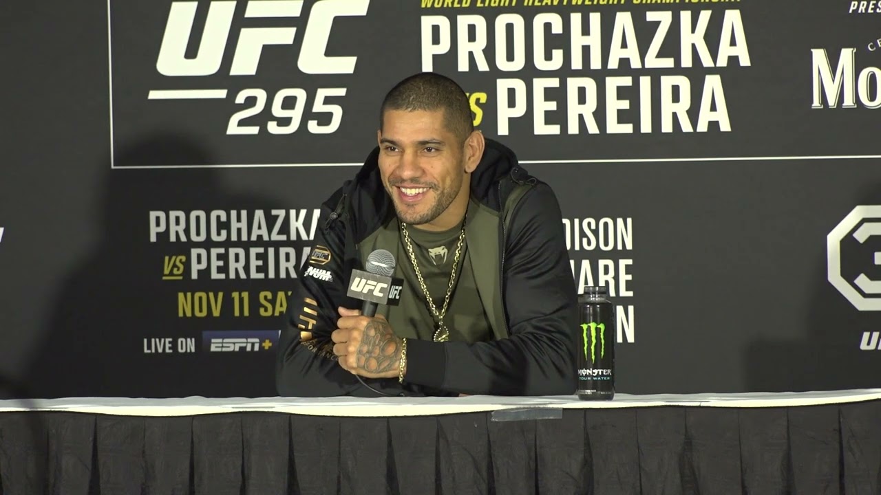Alex Pereira UFC 295 Media Day