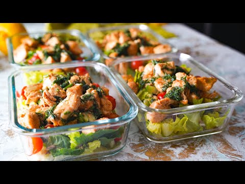 The healthiest meal prep for work or school! Easy, simple and delicious!
