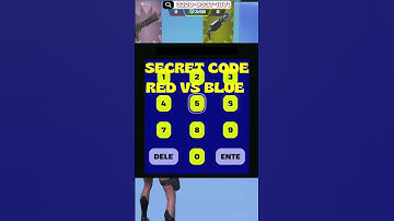 Secret code for red vs blue 3220-0937-1070