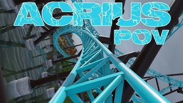 ACRIUS (POV) - Intamin beyond vertical launch-coaster [No Limits 2] [4 K 60 FPS]