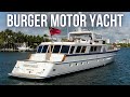 1985 118&#39; Burger SuperYacht Tour | See Inside this $3,750,000 American Classic Luxury Yacht