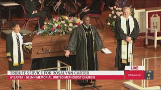 'Thank you, you got her home safe' | Pastor honors Rosalynn Carter's Secret Service