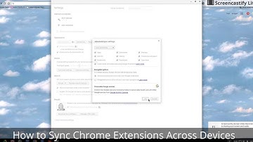 Chrome Extensions  - Syncing across devices