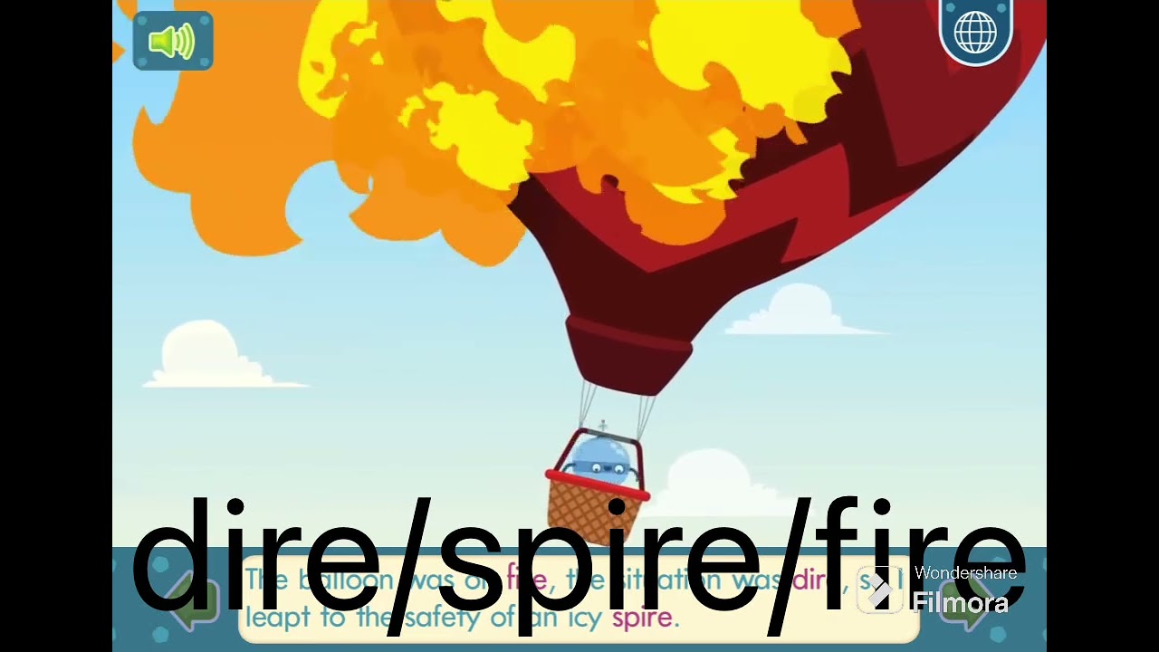 Endless Wordplay dire/spire/fire