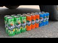 Car vs Coca Cola, Fanta, Pepsi, Sprite vs Mentos | Top 25 Crushing Crunchy &amp; Soft Things by Car #177