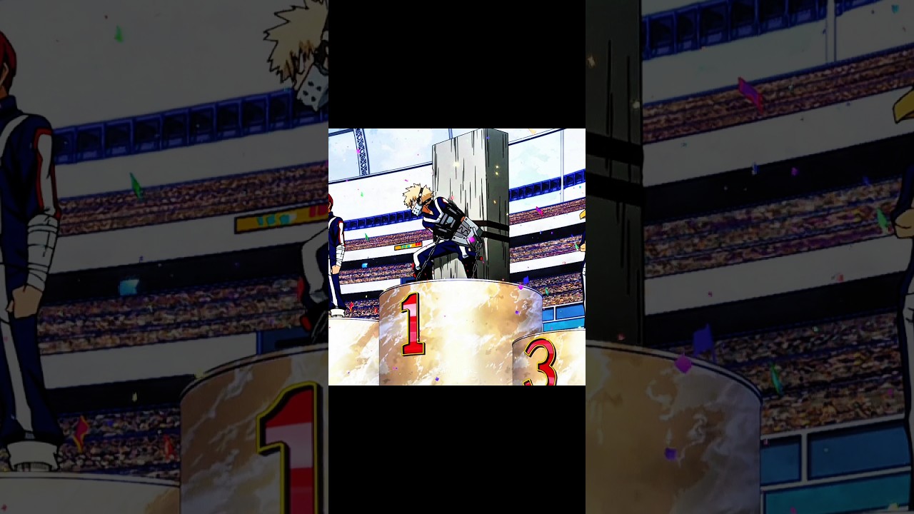 Bakugo's wins the Sports festival 💀☠️  