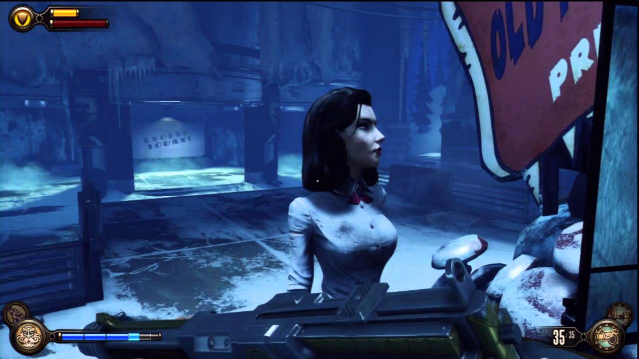 106 Bioshock Infinite Burial At Sea Dlc 1999 Mode Walkthrough Old Man Winter Get Youtube 