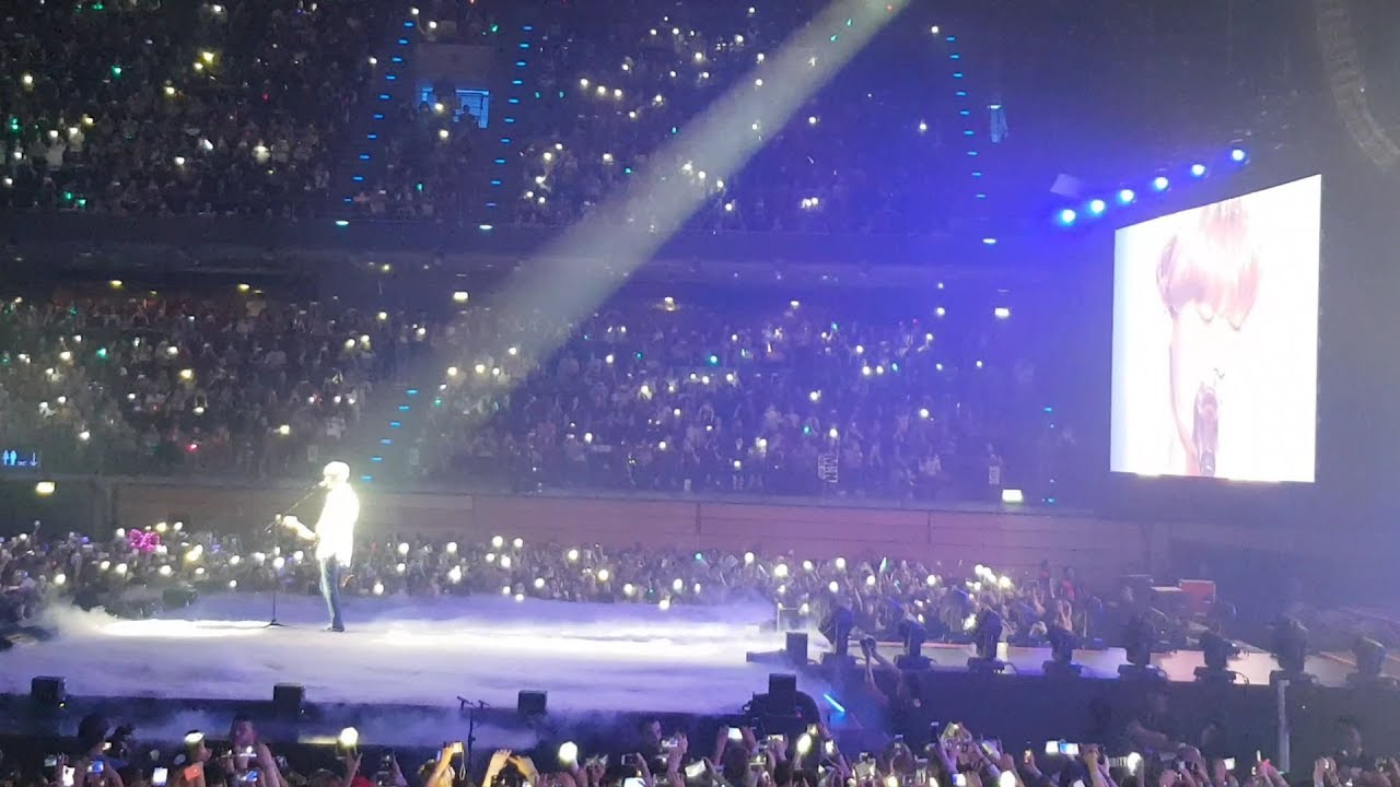 KBS Music Bank Berlin - Chanyeol from EXO (엑소) - Wind of Change (Scorpions) Cover - Side View Fancam