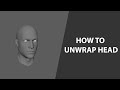 How to unwrap head in maya  unwrapping head in maya