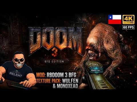 Doom III BFG + Mod RBDoom 3 BFG + texturas Wulfen & Monoxead - Parte 2 - 4K