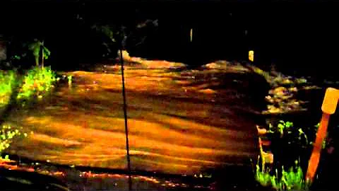 Flash flood at Lake Sylvia