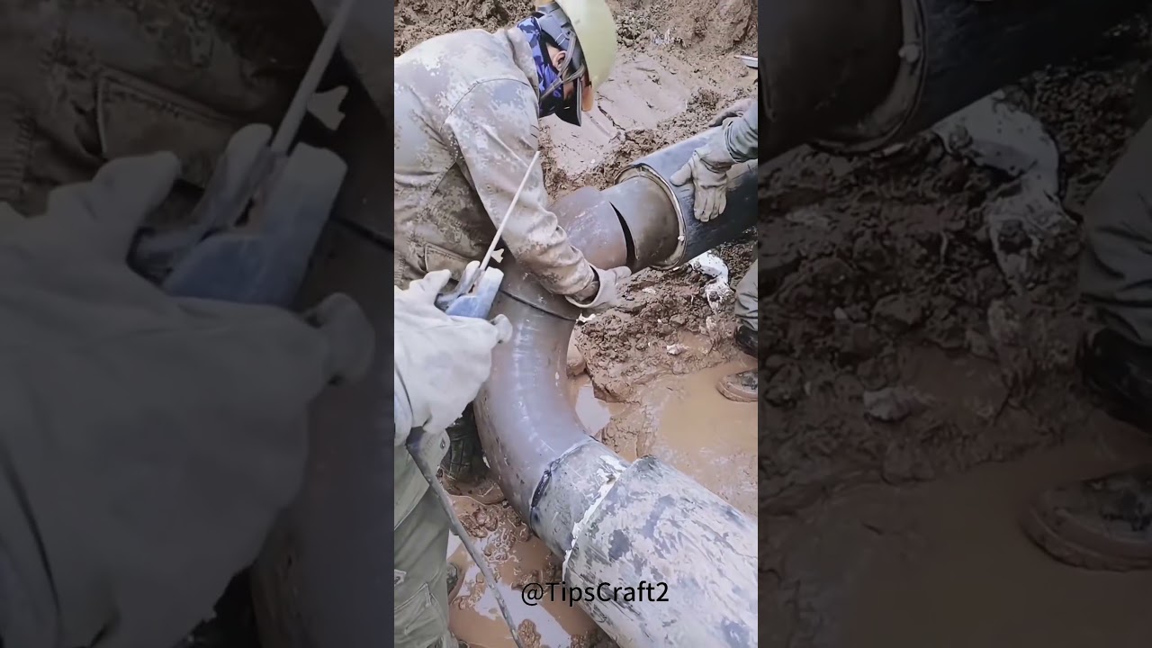 Elbows can be butt-jointed at any angle without deviation