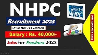 NHPC  Recruitment 2023 |Latest Job Notifications|Freshers|Job |Jobs|Job vacancy 2023|Latest Job??☹️?