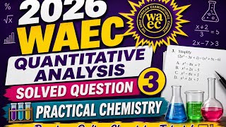 Calculations on quantitative analysis (practical chemistry questions)
