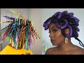 NATURAL HAIR ROLLER SET HAIRSTYLES COMPILATION | MELANIN HAIRSTYLES