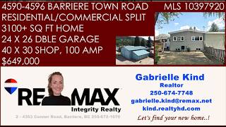 SPLIT RESIDENTIAL/COMMERCIAL OPPORTUNITY! FOR SALE IN BARRIERE SPLIT RESIDENTIAL/COMMERCIAL OPPORTUNITY! FOR SALE IN BARRIERE