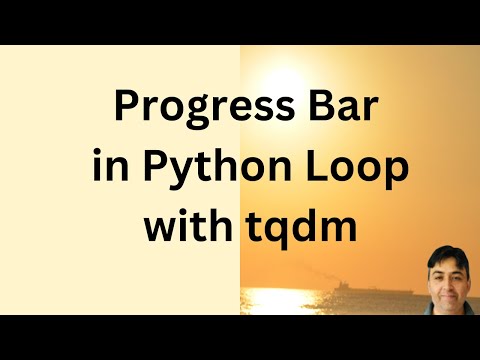 Progress Bar in Python Loop with tqdm