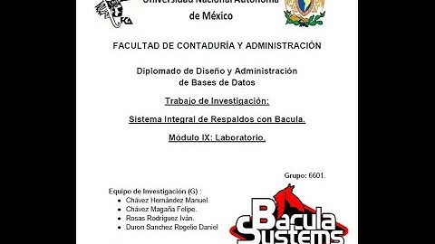 Sistema Integral de Respaldos con Bacula
