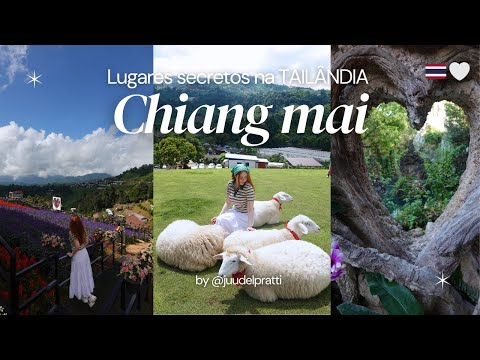 Vlog um dia comigo na Tailândia, conhecendo Mon Jam, Dan Tewada Land of Angels e Maekee Sheep House