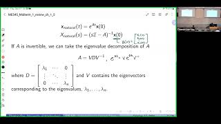 ME 545 Lecture 14: Midterm review (Ch 1 - 5)