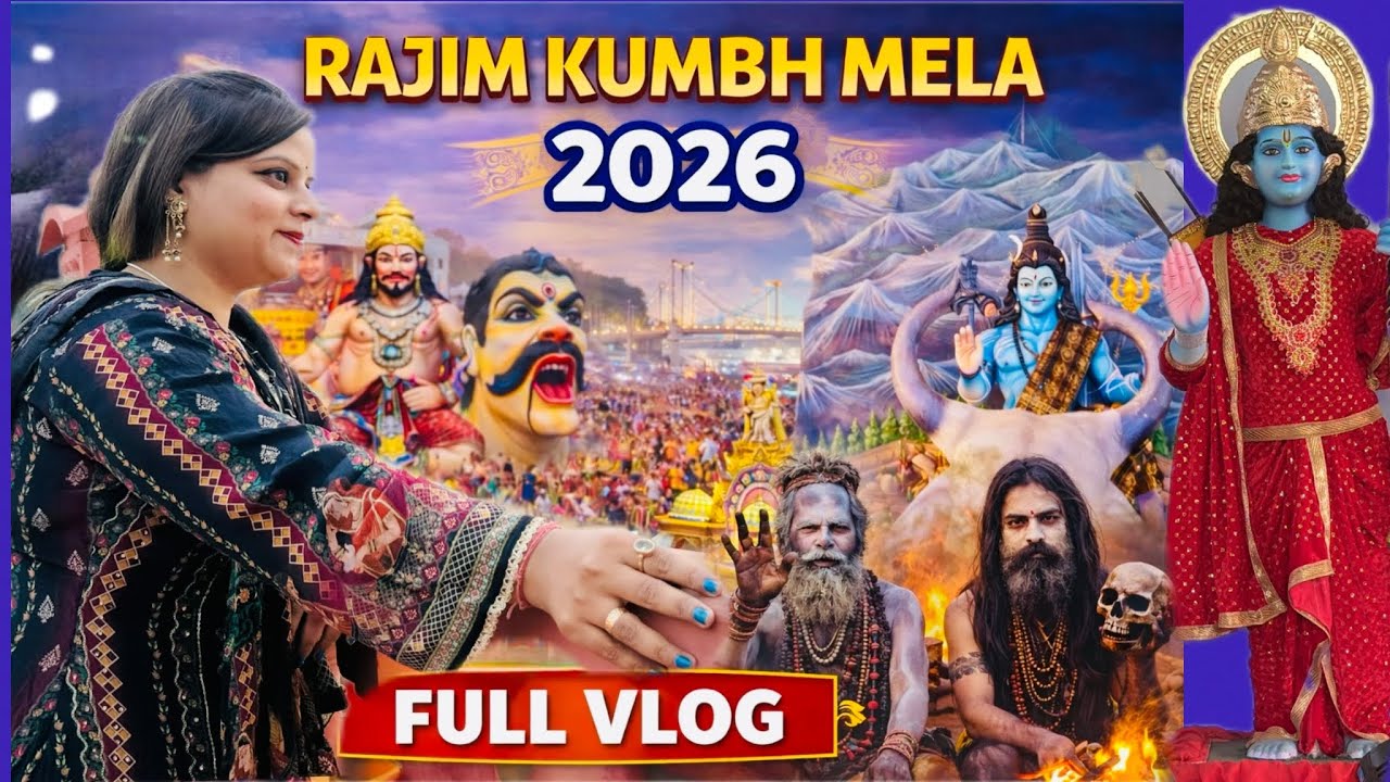 Rajim Kumbh Mela 2026 | छत्तीसगढ़ का महाकुंभ | Full Vlog Chhattisgarh Ka Sabse Bada Mela 🎡 