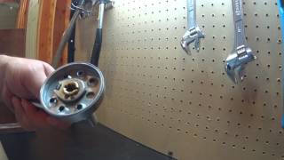 How do I remove a snap-on rose cover on an uninstalled lever door handle