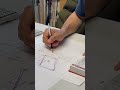 構造設計をお願いしているオーノJAPANの大野博史さんが計算中。意匠設計者としては憧れる瞬間です