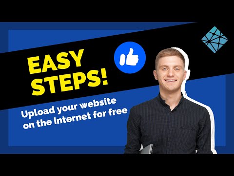 Publish website on internet for free - How to upload website for free - With free domain & hosting