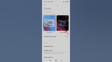 How to turn on dark mode and schedule dark mode || Source of mobile tips ||